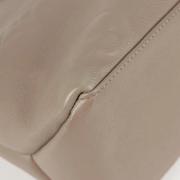 LOUIS VUITTON Monogram Empreinte Grand Palais MM Bag Beige M45833 LV Auth PP672M - Picture 10 of 16